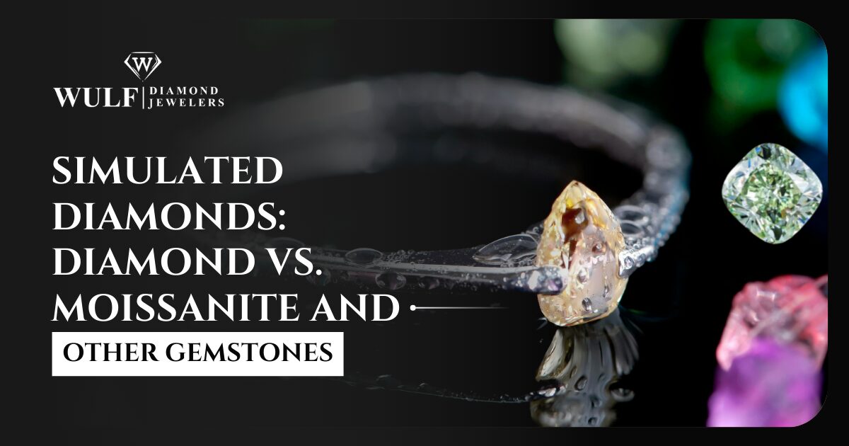 Simulated Diamonds: Diamond vs. Moissanite and Other Gemstones