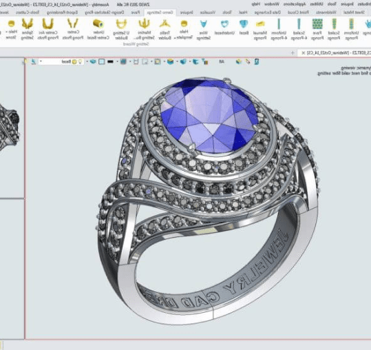 3D Image Using Computer Aided Design CAD Or Counter Sketch