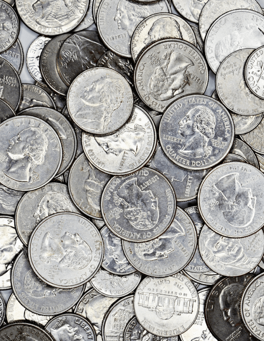 Silver Dollars, Gold Coins​