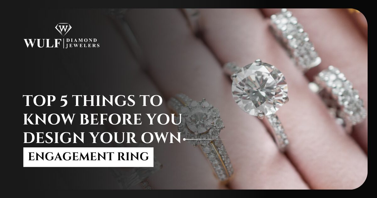 Top 5 Things To Know Before You Design Your Own Engagement Ring