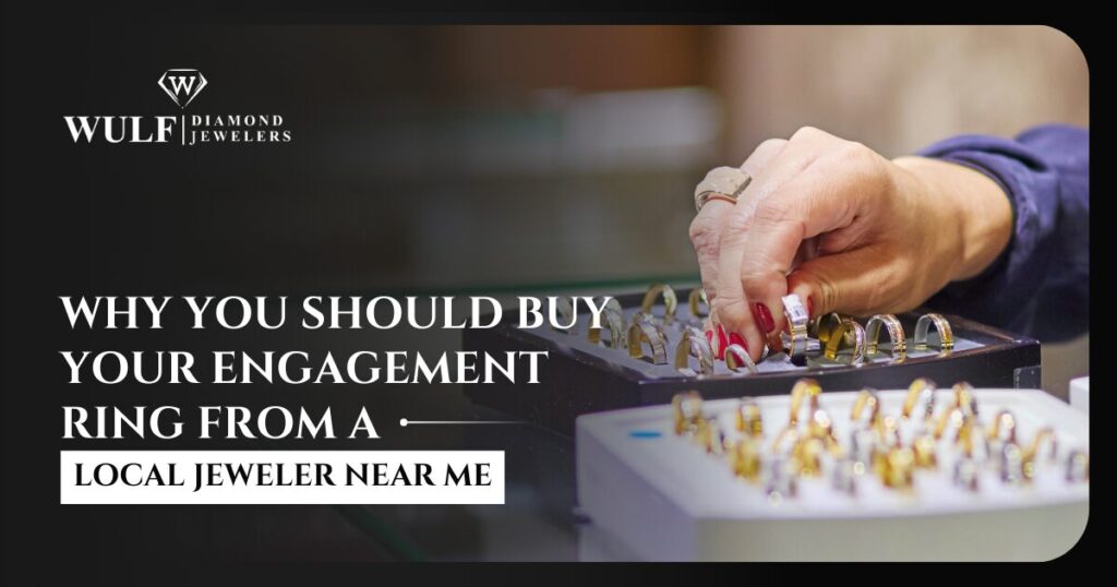 Why You Should Buy Your Engagement Ring From A Local Jeweler Near Me