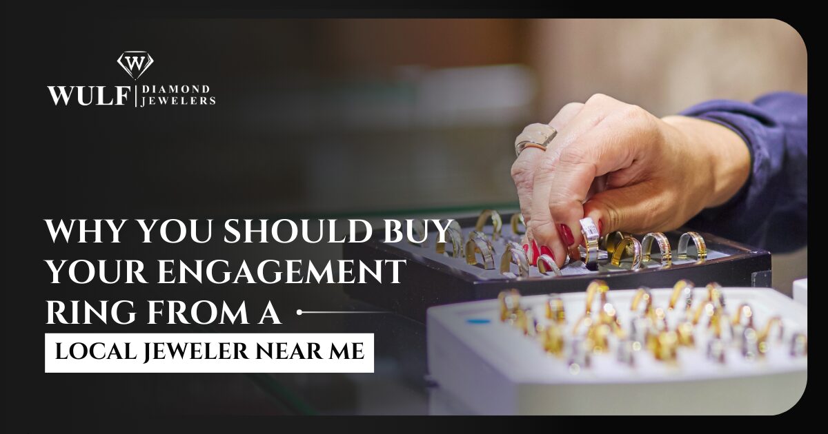 Why You Should Buy Your Engagement Ring From A Local Jeweler Near Me