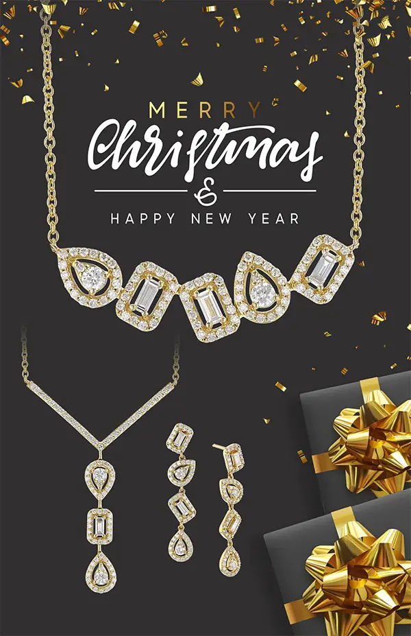  Allison Kaufman Christmas jewelry collections, available through Wulf Diamond Jewelers