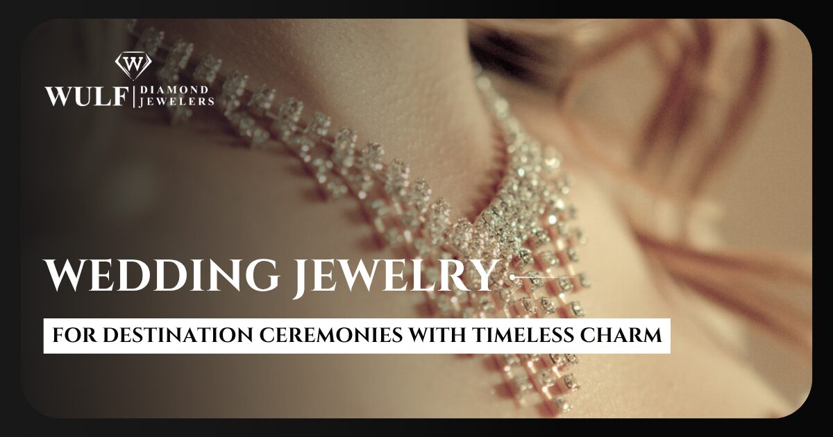 Destination wedding jewelry